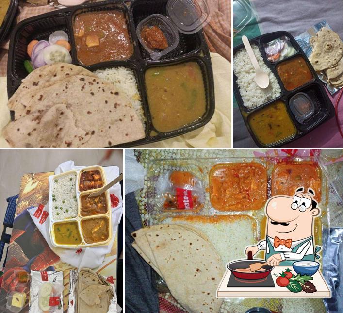Chicken curry at All in One Thali & Hot Golden Fry