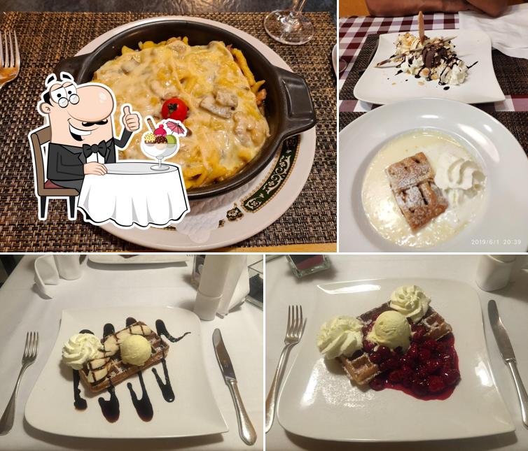 Restaurant Augenblick offre un'ampia varietà di dessert