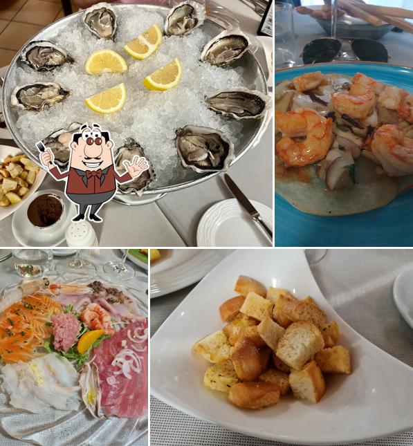 Scampi al Ristorante Da Piero