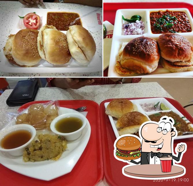 Get a burger at Haldiram Food City