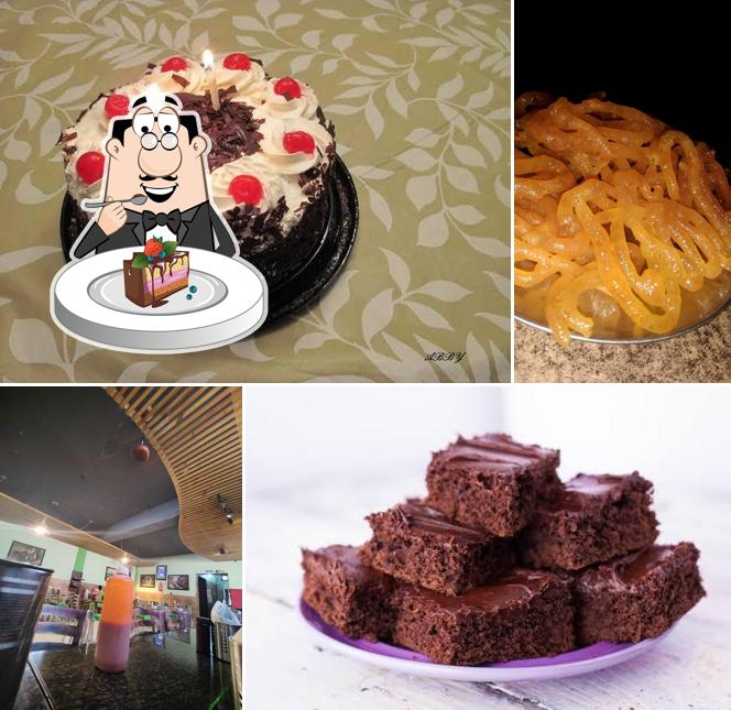 Chocolate cake at Preet Sweets Shop