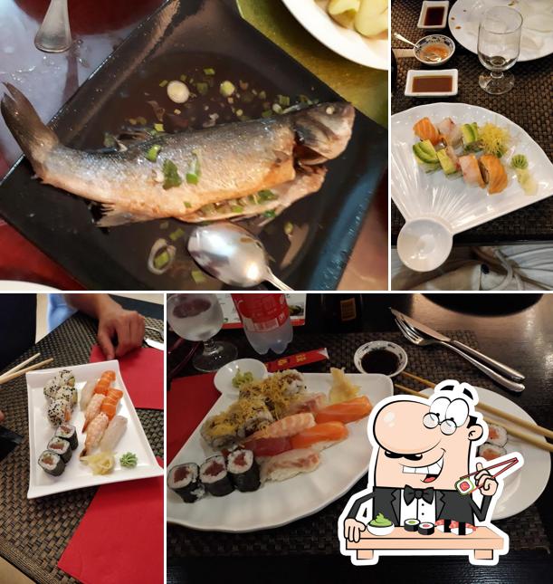 Prova le diverse opzioni di sushi