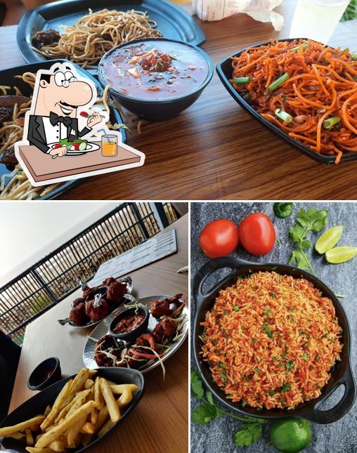 Meals at The upper deck restaurant