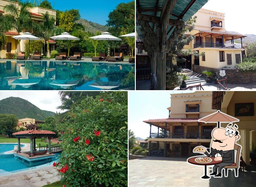 You can get some fresh air at the outside area of The Royal Retreat Resort & Spa
