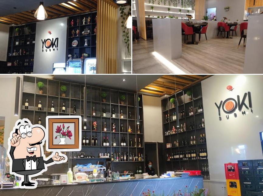 Gli interni di SUSHI YOKI