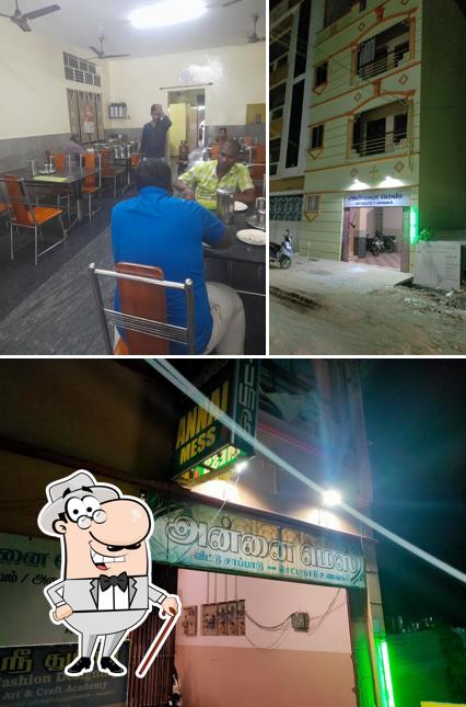 The exterior of Annai Mess