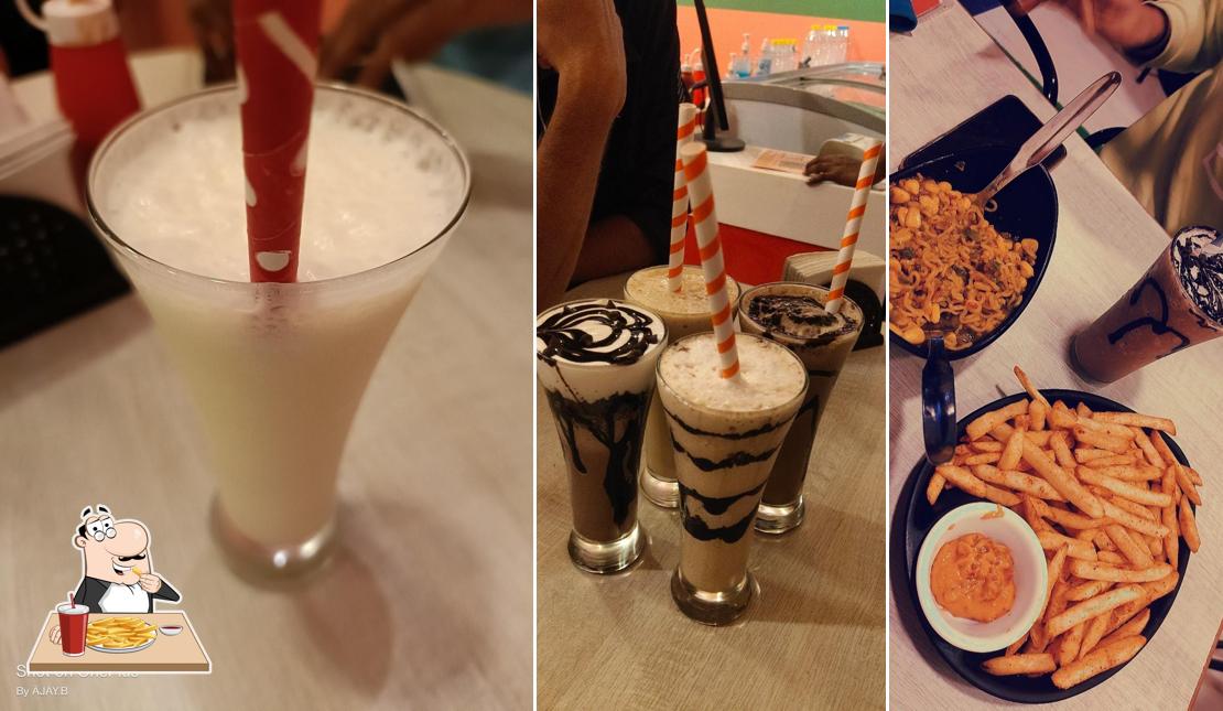 French fries at The Lassi Corner Gokak