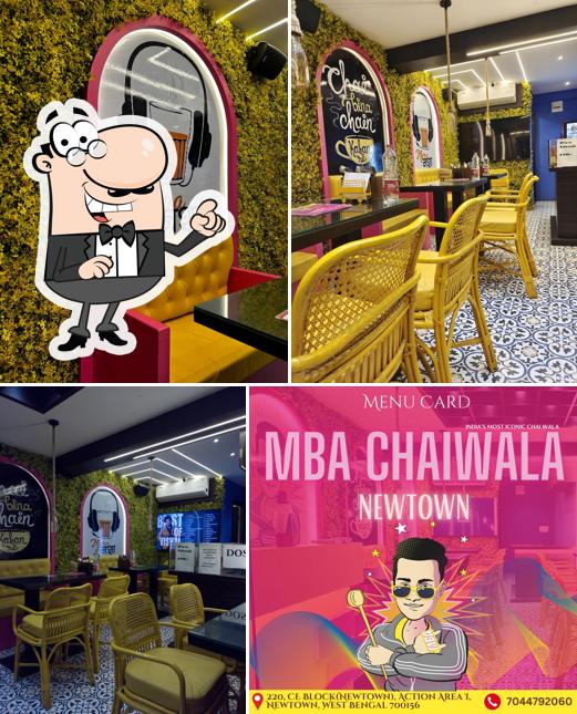 The interior of MBA Chaiwala Newtown - Best Cafe in Newtown Top Restaurant in Newtown Cafe near me Restaurant near me