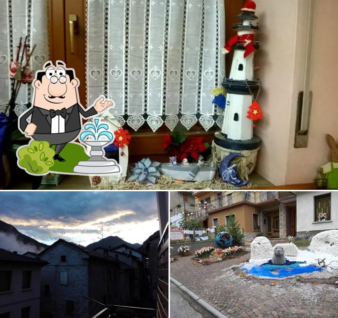 Goditi la vista dall'area esterna di Bar De Bona Claudio Elvezio