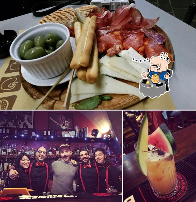 La foto della cibo e bancone da bar di Fusion Cocktail Bar