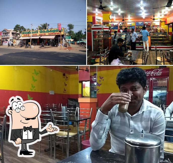 The picture of interior and exterior at Rajalakshmi Iyyangar Cake Shop