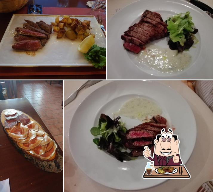 Prova i piatti di carne a Il Rifugio Dei Briganti