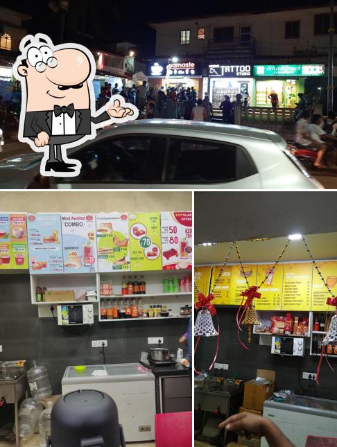 The interior of Namaste Chai