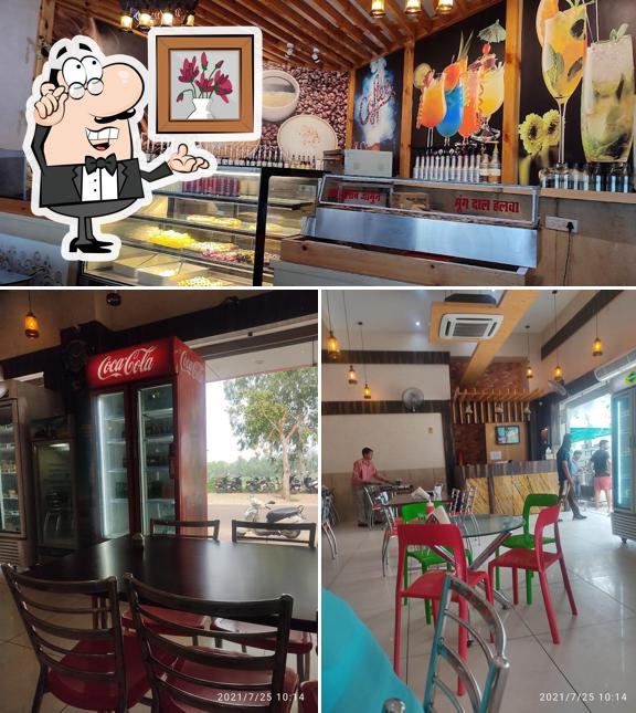 The interior of Punjab Sweet