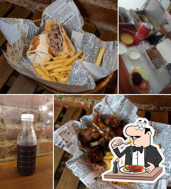 Panino con maiale stirato al Ta’ Bueno Express fast-food peruviano