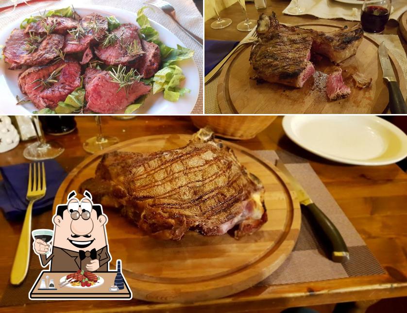 Prenditi i piatti di carne a Trattoria La Gargotta