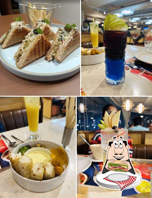 Club sandwich at Yanki Sizzlerr