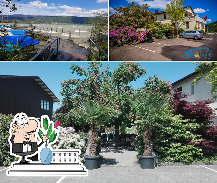 Gli esterni di Restaurant Strand in Vinelz