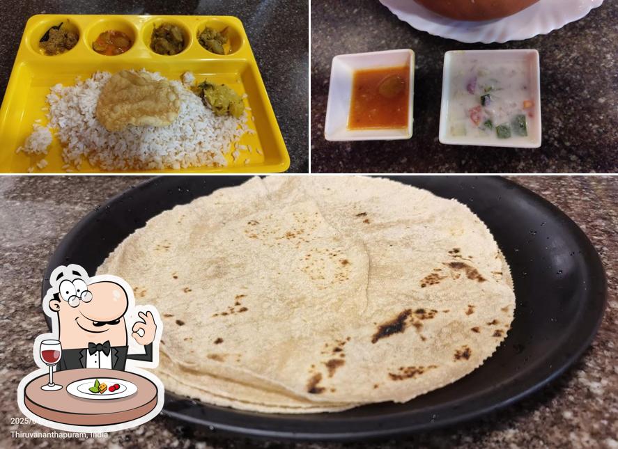 Food at Tasty Restaurant