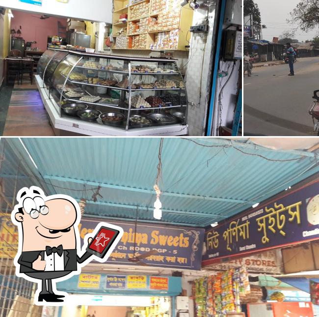 The exterior of New Purnima Sweets