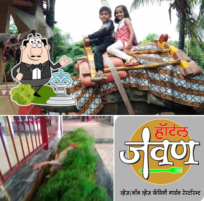 The exterior of Hotel Jewan Family Restaurant