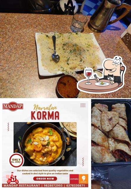 Meals at Mandap Restaurant