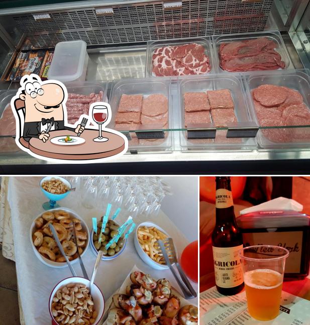 La immagine della cibo e birra di New York