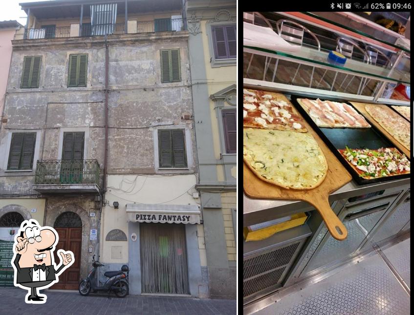 Gli interni di Pizza Fantasy