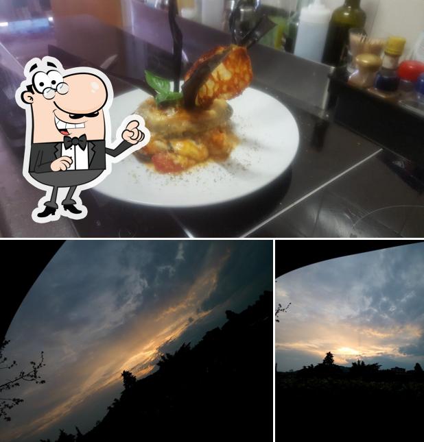 Tra le varie cose da Il Glicine - Bar & Cucina si possono trovare la esterno e cibo