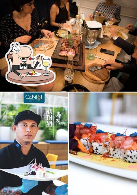 Cento61 si caratterizza per la cibo e interni