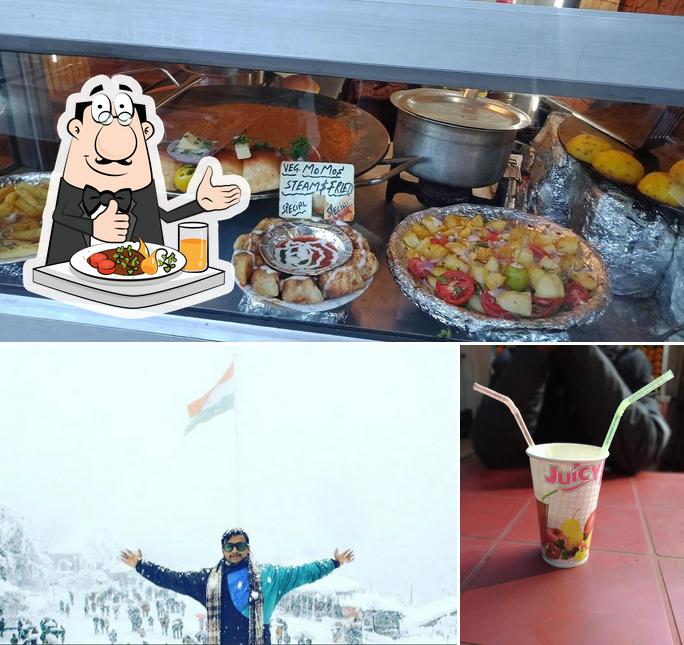 This is the picture displaying food and exterior at Manali Chaat Corner