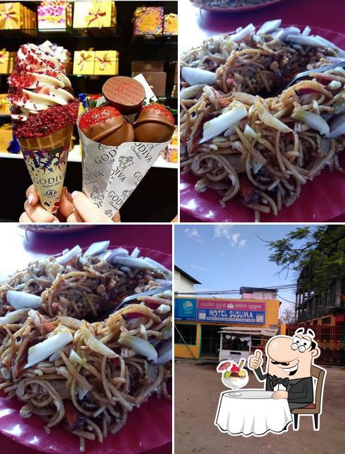 Hotel Susuma serves a variety of sweet dishes