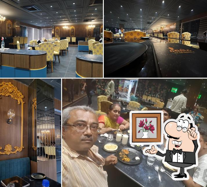 The interior of Kanthkot Best multi cuisne restaurant in Dhrangadhra