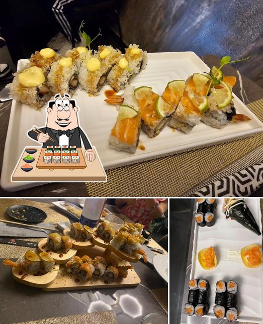 Scegli le diverse opzioni di sushi