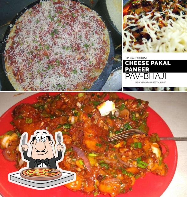 Try out pizza at New Maharaja Restaurant