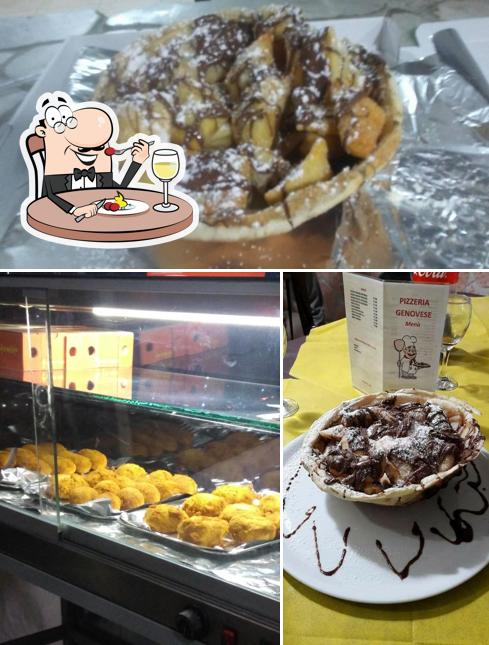 Cibo al Pizzeria-friggitoria Leandro Genovese