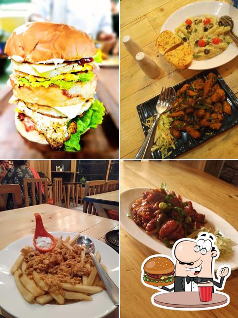 Order a burger at The Aromatic Route