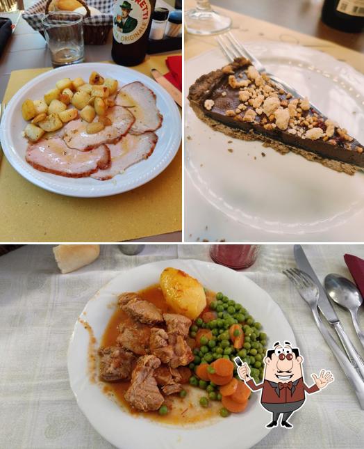 Cibo al Trattoria Mario Moretti