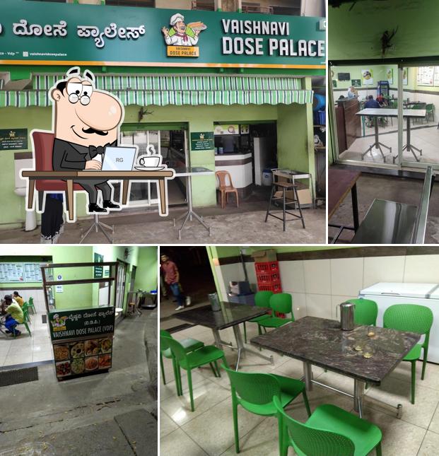 The interior of VAISHNAVI DOSE PALACE (VDP)
