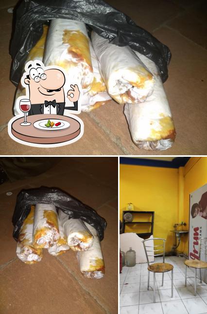 The image of food and interior at Woodlands Grill And Shawarma House