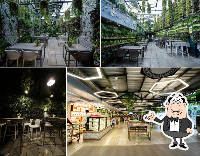 Take a seat at one of the tables at Shreemaya Celebration