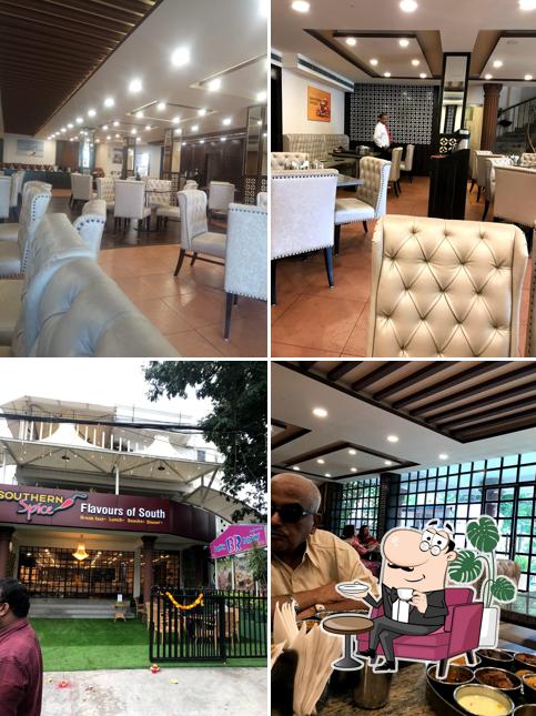 Take a seat at one of the tables at Southern Spice