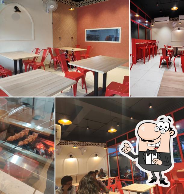 Take a seat at one of the tables at Yaghma Kababs