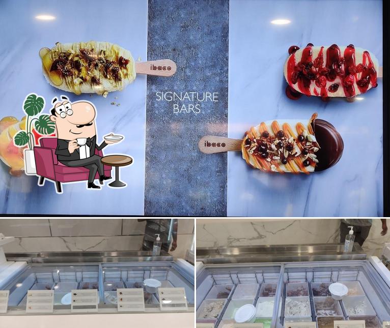 The image of ibaco’s interior and food