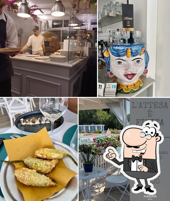 Gli interni di magma bistrot
