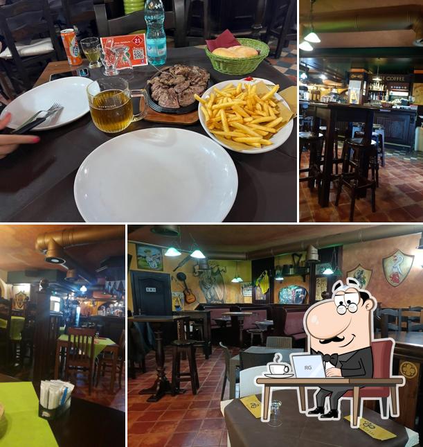 Dai un'occhiata agli interni di Alex pub