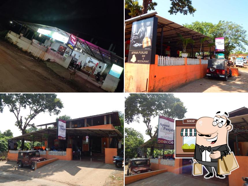The exterior of Apana Punjab Restaurant