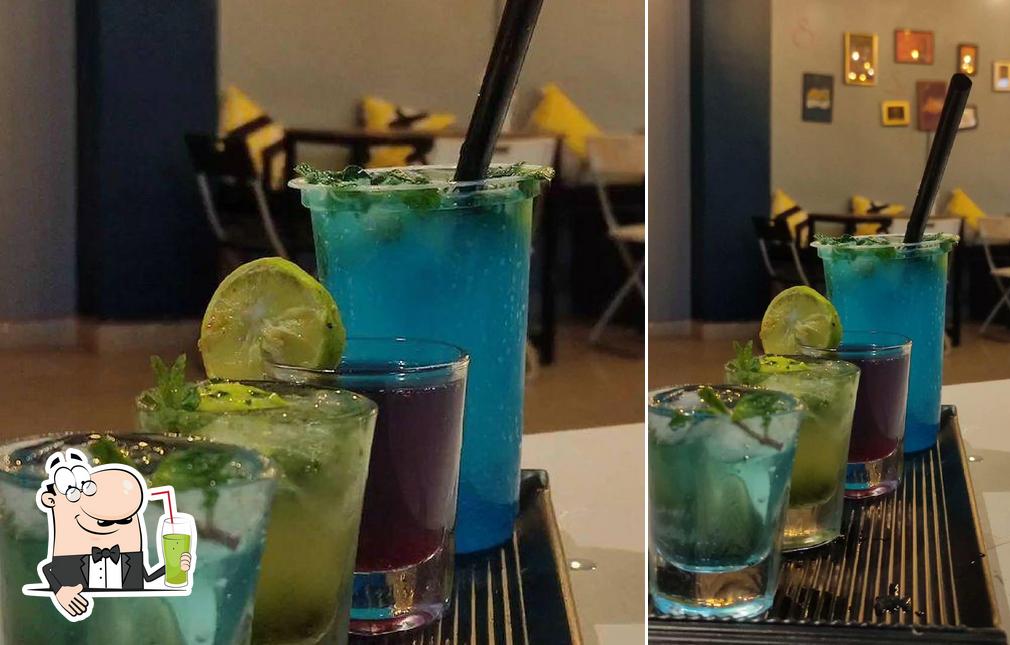 Enjoy a beverage at Cafe Refresh