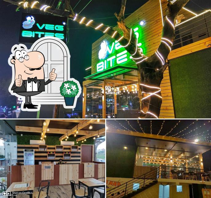 The exterior of Veg Bites Cafe