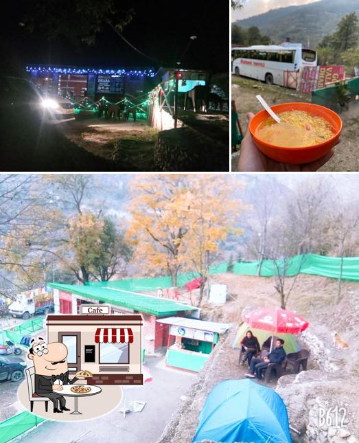 god valley dhaba is distinguished by exterior and food